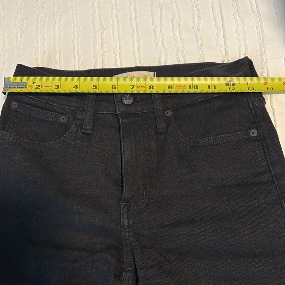EUC Madewell Gray Kick Out Flare - size 2 (25) - Picture 3 of 10